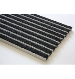 Aluminium profile doormat covered with polyamide fibres - Vario PO / PSO - Rosco