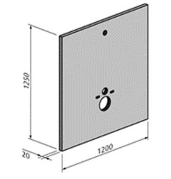 ROSCO Panel for WC suspended RBHT, building panels for suspended WC from ROSCO - Pierre & Sol