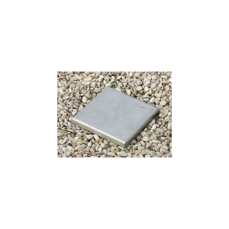 Bouchon de marquage carré en inox pour nidagravel - Nidaplast