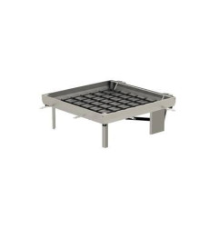 Tileable stainless steel access cover with assisted opening - Toptek Assist SS - ACO