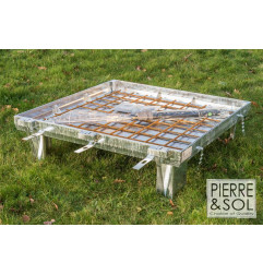 Cobertura de azulejos galvanizada com abertura assistida - Toptek Assist GS - ACO