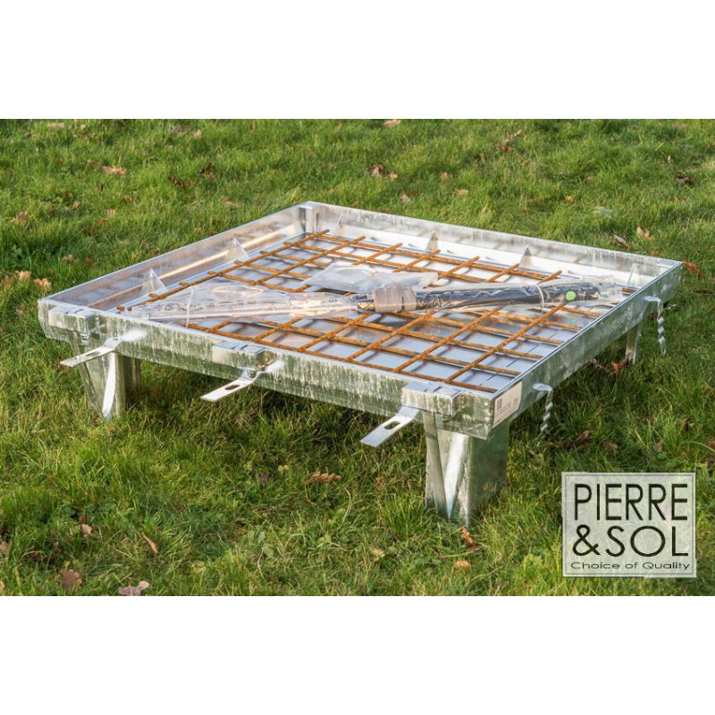 Cubrebaldosas galvanizado con apertura asistida - Toptek Assist GS - ACO