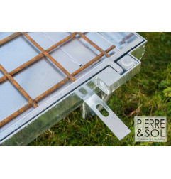 Cubrebaldosas galvanizado con apertura asistida - Toptek Assist GS - ACO