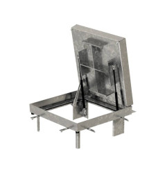 Couvercle à paver galvanisé à ouverture assistée - Toptek Paving Assist GS - B 125 kN - ACO