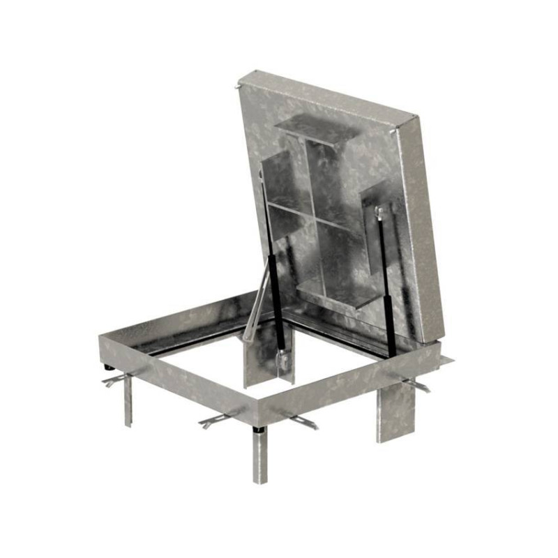 Copripavimentazione zincato con apertura assistita - Toptek Paving Assist GS - A 15 kN - ACO