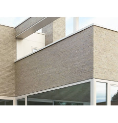 Brick Septem 7030 grey sandblasted stone