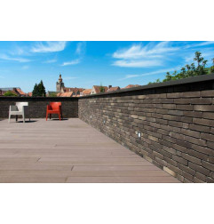 Brick Septem 7039 no sand dark gray