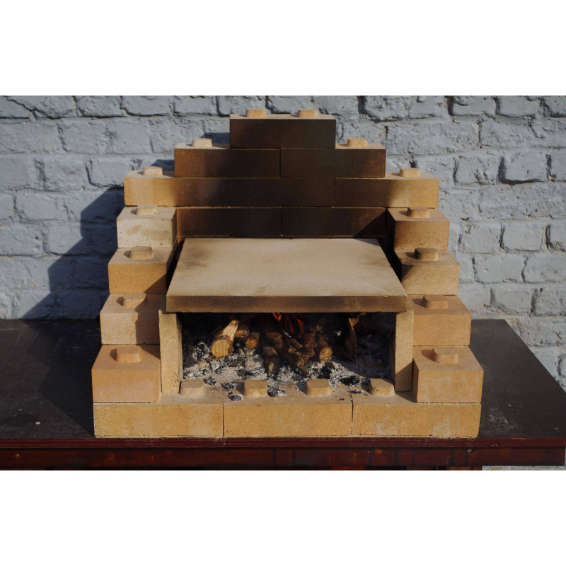 Stonegrill in refractory bricks Stonegrill in refractory bricks