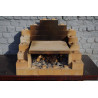 Stonegrill in refractory bricks