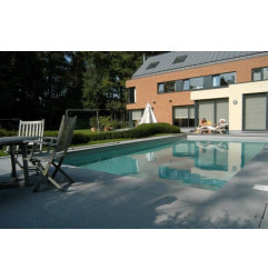 Пепперино Темная гранитная плита - Пламя - Камень и почва