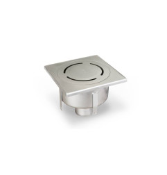 Scarico a pavimento in acciaio inox con uscita verticale - Eko Home - ACO