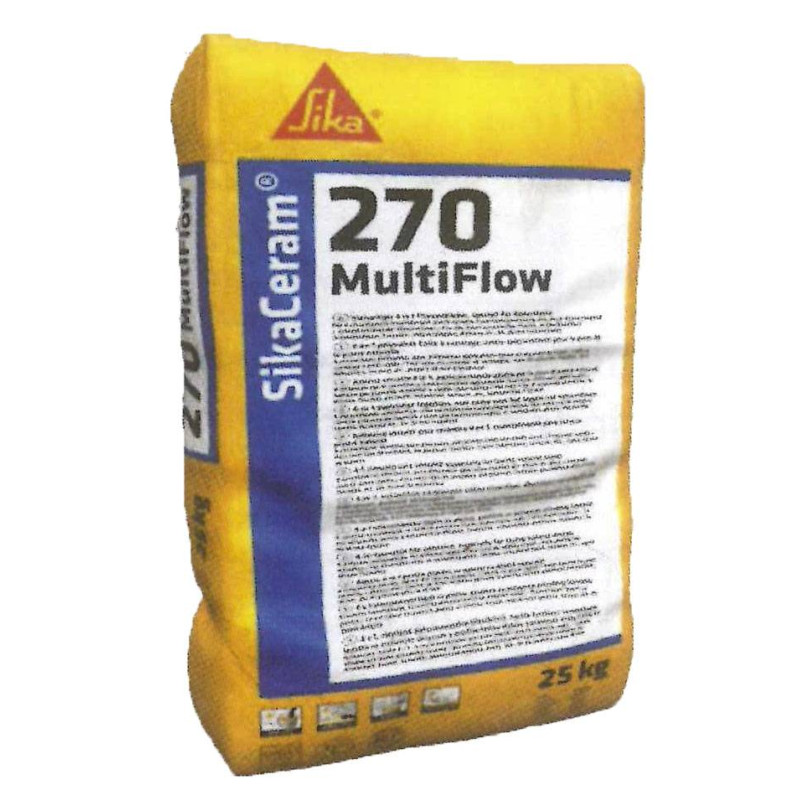 Utilizzare adesivo MultiFlow-mortaio SikaCeram-270 per variabile - SIKA