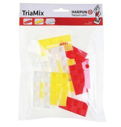 Cales Crantées - Assortiment de 12 pièces sous blister