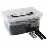 Cales crantées rainurées - Pro Box de 100 pièces
