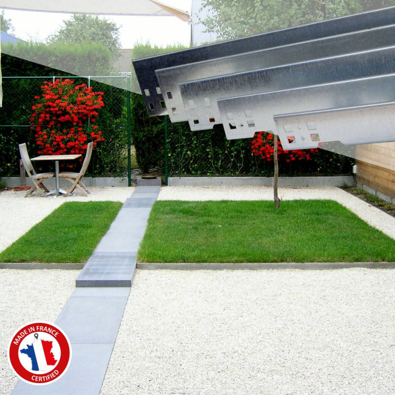 Galvanized borders - Nidaborder GALVA - Nidaplast