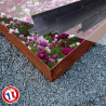 Corten steel borders - Nidaborder Corten - Nidaplast