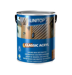Classic Acryl - Transparente dekorative Schutzlasur mit hohem Festkörperanteil - Linitop