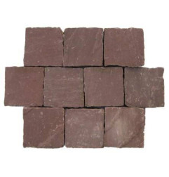 Pflastersteine Sandstein Kandla braun - Schokolade