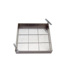Covers paver aluminium with lips