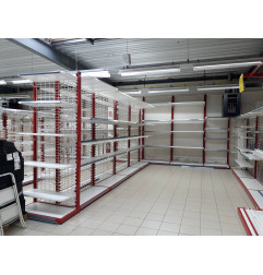 5 جندول أسفل الشبكة H 303 سم، L - 6.7 متر - 1 الوجه - فرصة - حجر - سول