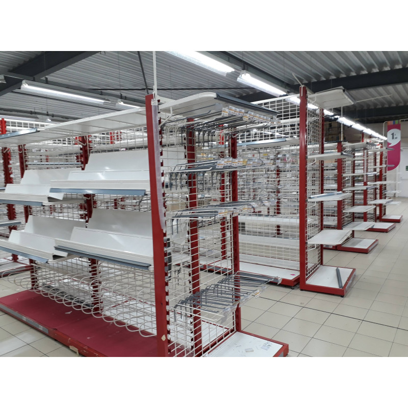 Tablette pour gondole grille - Occasion - Pierre & Sol Tablette pour gondole grille - Occasion - Pierre & Sol