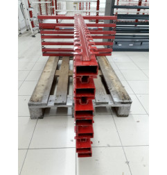 Grelha de fundo de gôndola H 140 L 135-1 face-oportunidade-pedra e solo