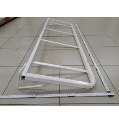 Grelha de fundo de gôndola H 140 L 135-1 face-oportunidade-pedra e solo