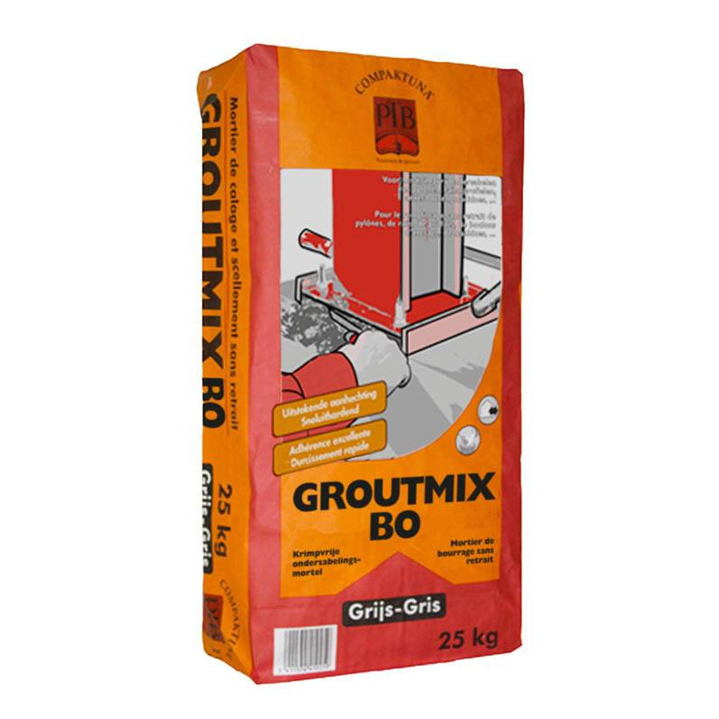 Groutmix BO - Tamping mortar - PTB Compaktuna