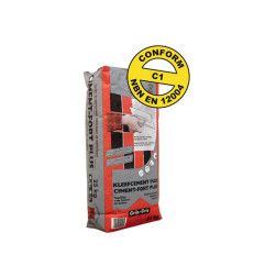 Ciment-fort Plus - Colle pour carrelages - PTB Compaktuna