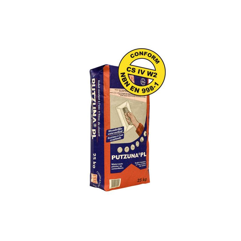 Putzuna PL - Water-repellent plaster - PTB Compaktuna Putzuna PL - Water-repellent plaster - PTB Compaktuna