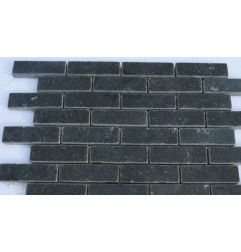 马赛克在蓝石黑珍珠