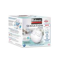 Rubson Sensation Pure, 2 x 300 g Universal Refills for Moisture Absorber,  3-in-1 Moisture & Odour Resistant Refills with a Fresh Feel, Neutral  Fragrance : : Home & Kitchen