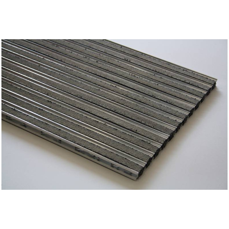 Narrow rubber and textile covered doormat H 12 mm - Polytraffic Junior JPNEAN - Rosco