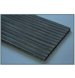 Doormat with wide rubber strips and textile cover H 12 mm - Polytraffic Junior JPNDAN - Rosco