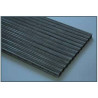 Doormat with wide rubber strips and textile cover H 12 mm - Polytraffic Junior JPNDAN - Rosco