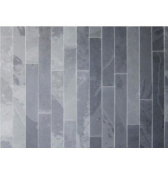 Slat wall shale crude Slate Black