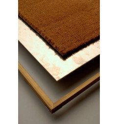 Cornice per zerbino in ottone con base estraibile - Alutrap PMB - Rosco