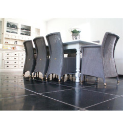 Голубой камень плиты Вьетнама смягчил broken края