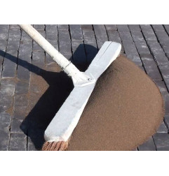 Sable séché quartzeux brun foncé - Rejointoyage et abrasif - PTB Compaktuna