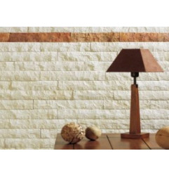 Slat wall Antalya cleaved Cream