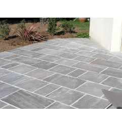 Samos Grey-lajes ao ar livre-Bauma Stone