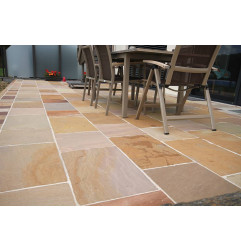 Kreta Multicolor - losas de exterior - piedra Bauma