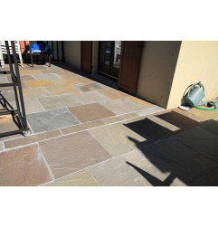 Kreta Multicolor - losas de exterior - piedra Bauma