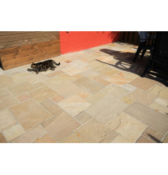 Kreta Multicolor - losas de exterior - piedra Bauma