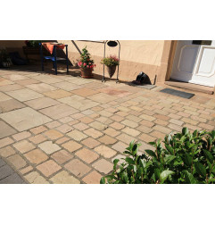 Kreta Multicolor - losas de exterior - piedra Bauma