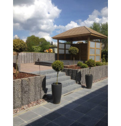 Kiara-Palissade-pedra de Bauma