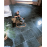 Realization in Belgian blue stone Enostyl® dark