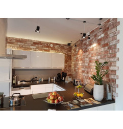 Vintage New York-plaqueta cerâmica-pedra de Bauma