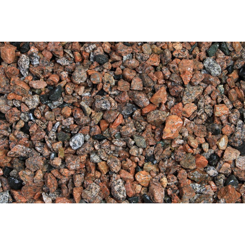 Granite Red crushed - gravel - Stone Bauma Granite Red crushed - gravel - Stone Bauma