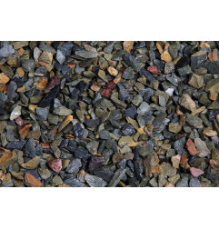 Multicolor crushed - gravel - Stone Bauma